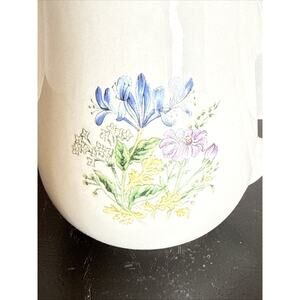Flower Vase Or Creamer Thomson Pottery Floral Garden 1 Cup Pitcher Home Decor